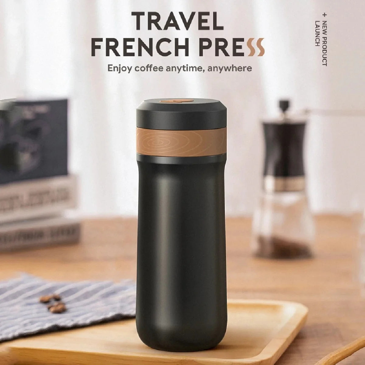 Portable French Press Coffee Maker