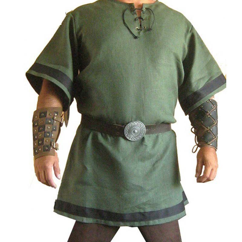 Halloween Viking Warrior Costume- Tunic, Belt, and Pants