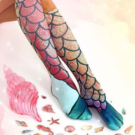 3D Mermaid or Chicken Socks (4 Styles)