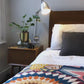 Nordic Multi Color Cotton Bed Throw Double / King