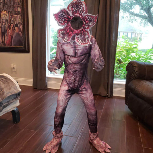 Demogorgon Costume Stranger Monster Halloween Cosplay Outfit For Kids