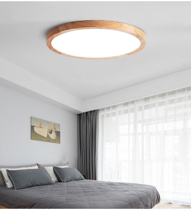 Nordic LED Wood Ceiling Light