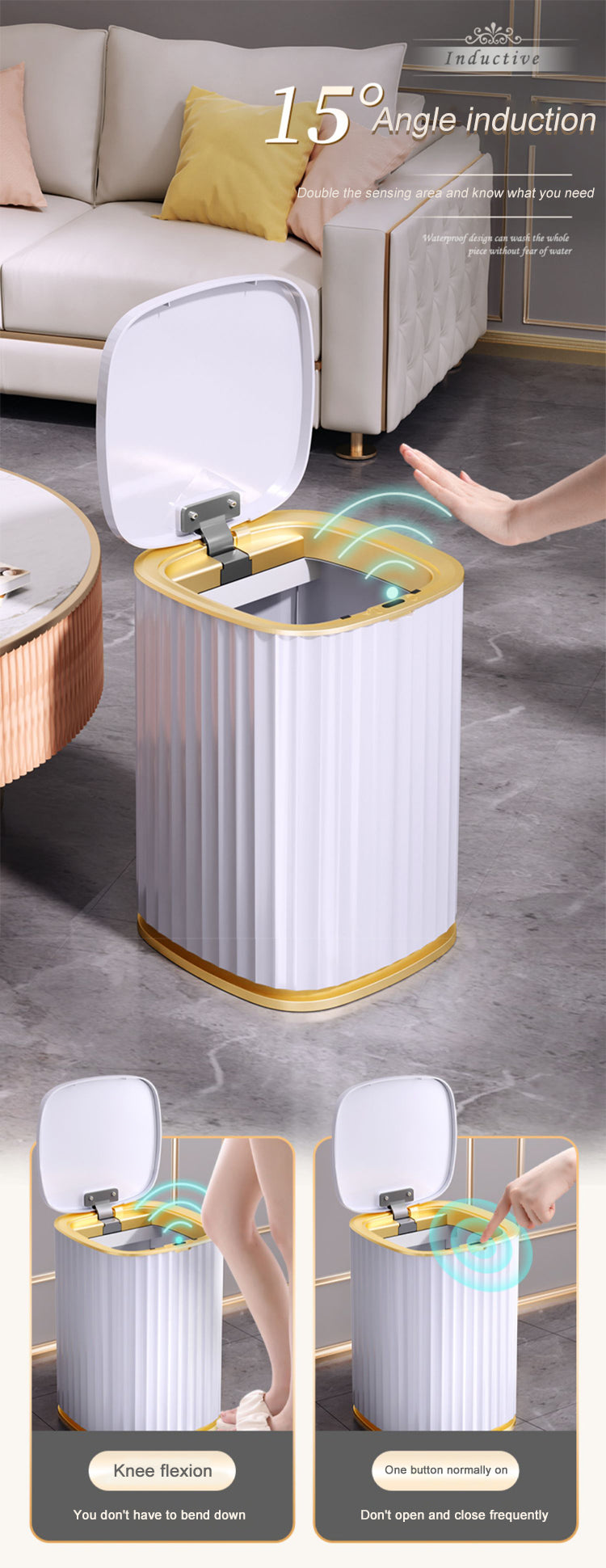 automatic trash can