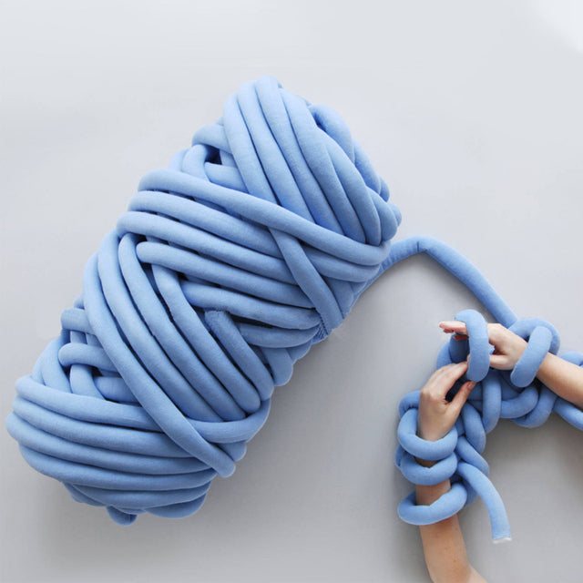 DIY Chunky Hand Knitting Tube Yarn